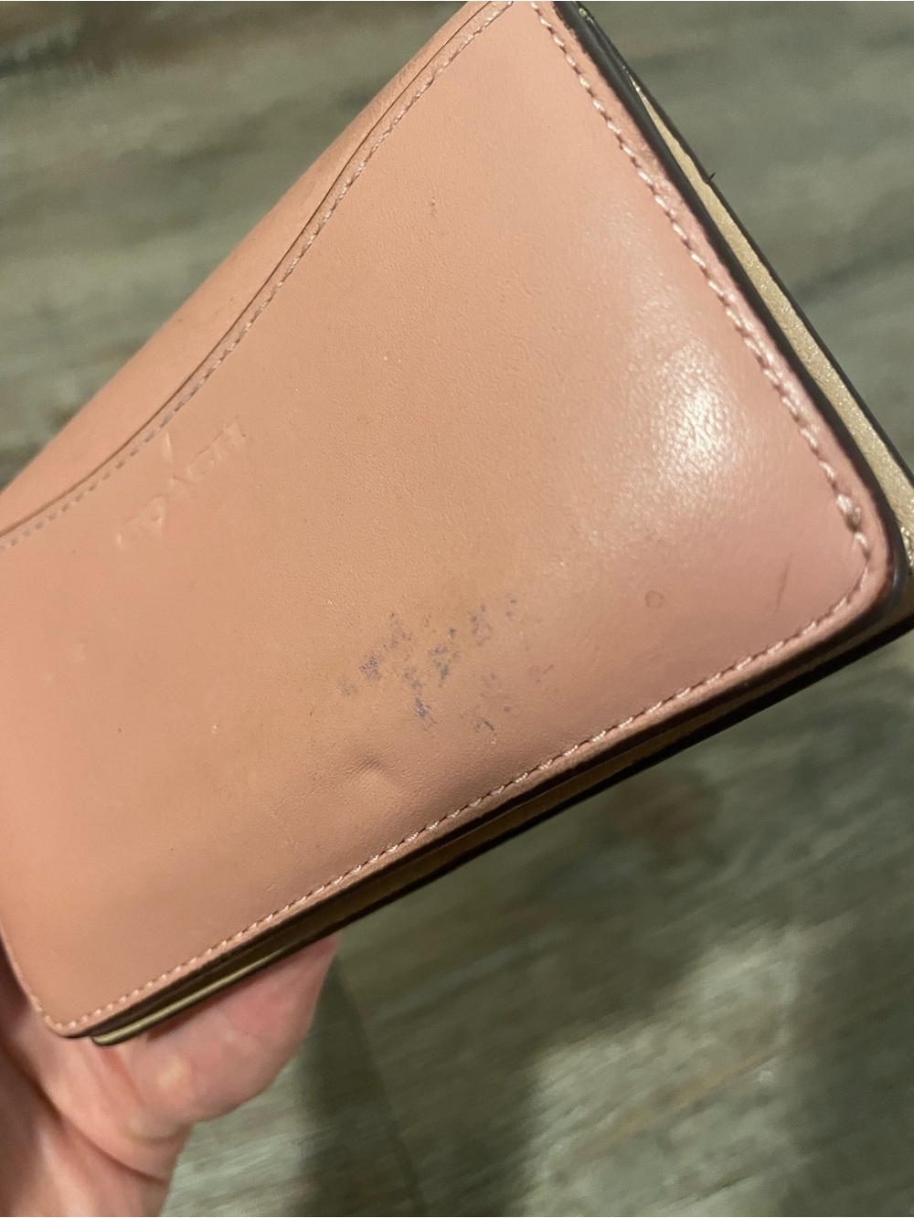 Coach Pink Leather Snap Card Wallet - Picture 4 of 4